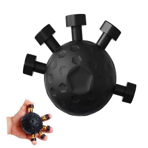 Xanadued Finger Grip Strengthener, Finger Strength Trainer, Grip Strength Trainer Ball, Adjustable Hand Grip Strengthener, Silicone Grip Strength Trainer