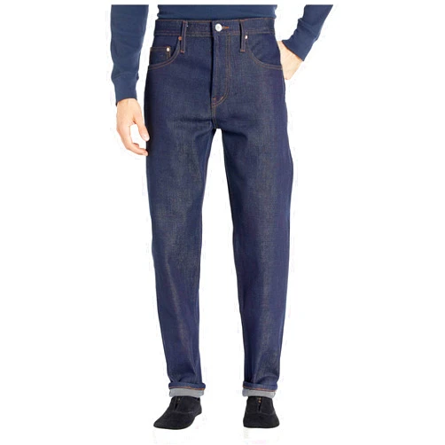 The Unbranded Brand Men's Ub621 Relaxed Tapered Fit 21oz Heavyweight Indigo Selvedge Denim