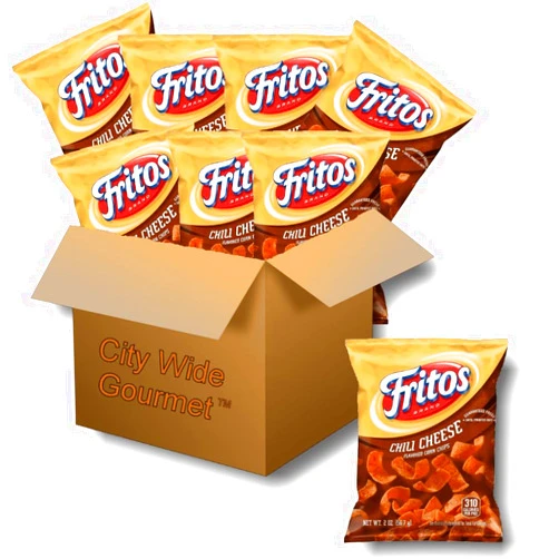 CITY WIDE GOURMET Fritos Chili Cheese Corn Chips, 2 ounce bags (Pack of 8), Bundled by City Wide Gourmet