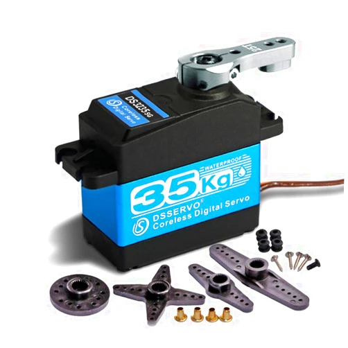 ZOSKAY 35kg high Torque Coreless Motor servo Metal Gear Digital and Stainless Steel Gear servo arduino servo for Robotic DIY,RC car (Control Angle 270°)