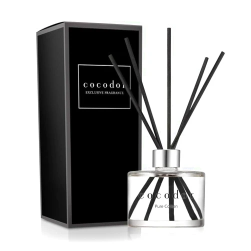 Cocod'or COCODOR Signature Reed Diffuser/Pure Cotton / 6.7oz(200ml) / 1 Pack/Reed Diffuser, Reed Diffuser Set, Oil Diffuser & Reed Diffuser Sticks, Home Decor & Office Decor, Fragrance and Gifts
