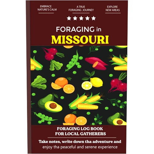 Joy M Go Foraging in Missouri: Foraging Log Book for Local Backyard Gatherers | A True Journey into the Woods Pages 110 [55 sheet] Size 6 x 9 inch