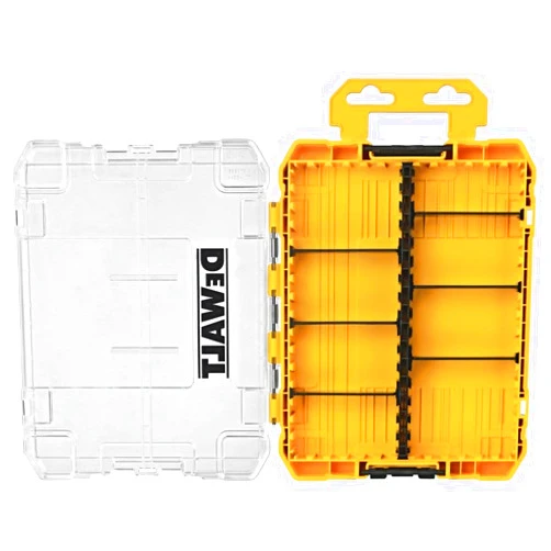 DEWALT Tool Box, Tough Case Organizer, Medium, 8-Compartments, for Small Tools and Accessories (DWAN2190)