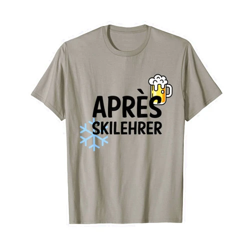 APRES SKI Hüttengaudi Lustig Piste Party Team Apres ski teacher, funny crazy beer drinking drinking T-Shirt