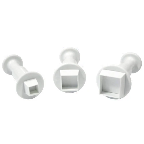 PME Plunger Cutters, Square, 3-Pack