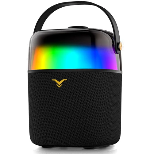 StageSound Bluetooth Speakers, 50W(80W Peak) Portable Wireless Speaker with 360° Light Show, Deep Bass, Loud Stereo Sound, Waterproof Outdoor Speakers with FM/AUX/USB/TWS/6.35mm Input for Party, Home, Gifts