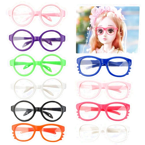 B bangcool 10 Pairs Doll Eyeglasses for 18 Inch Dolls, Fashion Dolls Reading Glasses Costume Supplies for 18'' Doll