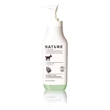 Nature By Canus Creamy Body Lotion, Fragrance Free, 11.8 Oz, With Smoothing Fresh Canadian Goat Milk, Vitamin A, B3, Potassium, Zinc, and Selenium Fragrance - Free