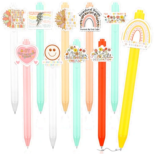 Geyoga 10 Pcs Occupational Therapy Month Gifts Occupational Therapy Month Pens Accessories Set Bulk Therapist Appreciation Gift for Assistant Doctor Nurse