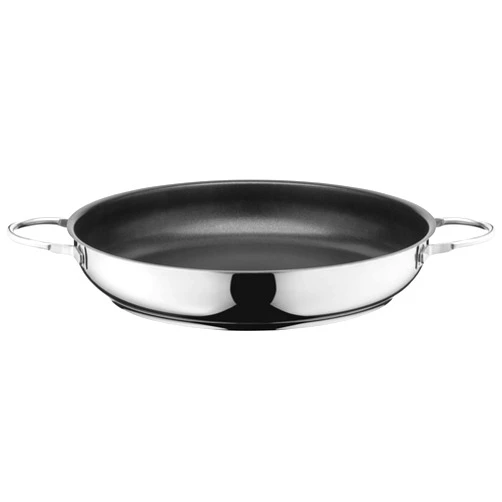 Silit Calabria Serving/Frying Pan Induction 32 cm Stainless Steel Coated Stainless Steel Handle Oven Safe for Gentle Roasting