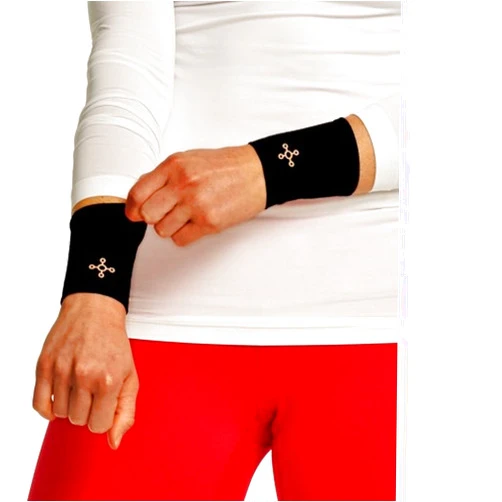Tommie Copper Women's Recovery Affinity Wrist Sleeve, Black, Small