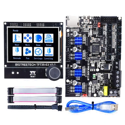 BIGTREETECH Direct BIGTREETECH Diect SKR Mini E3 V2.0 32bit Control Board + TFT35 E3 V3.0.1 Touch Screen Compatible with TFT35 12864LCD Display WiFi for Ender-3 3D Printer Upgraded
