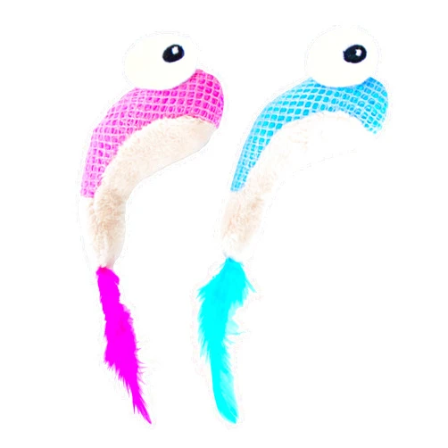 Catstages Dental Shrimpies Catnip Cat Chew Toy - 2 Pack