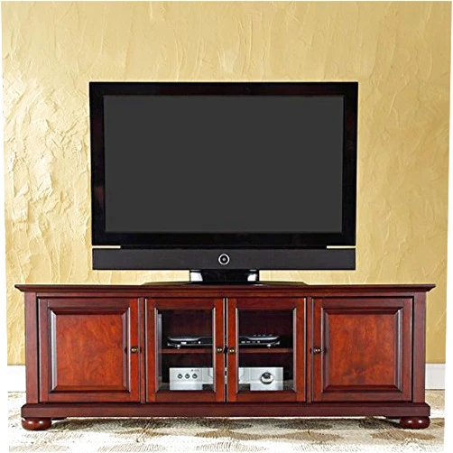 Ergode Vintage Mahogany TV Stand | Accommodates 60