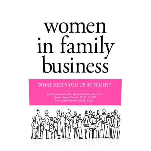 Patricia M. Annino J.D.,Thomas D. Davidow Ed.D,Cynthia Adams Harrison Ed.D,Lisbeth Davidow Ed.M,,Melanie deForest Women in Family Business: What Keeps You up at Night?