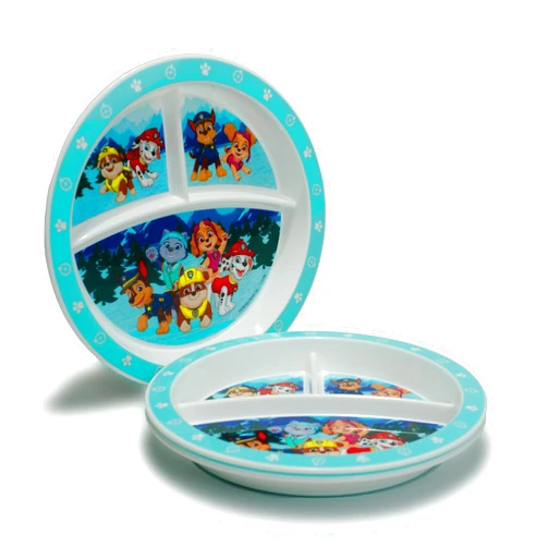 Playtex Baby PAW Patrol, Separated Toddler Feeding Plate - Teal, 3 Count