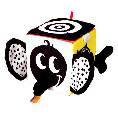 Manhattan Toy Wimmer-Ferguson Learning Cube Multisensory Soft Baby Activity Toy