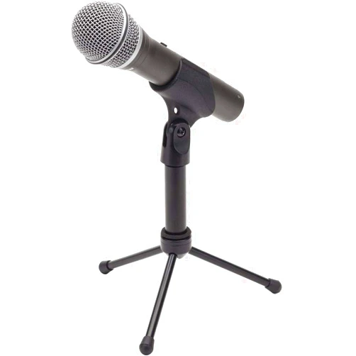 Samson Technologies Q2U USB/XLR Dynamic Microphone Recording and Podcasting Pack (Includes Mic Clip, Desktop Stand, Windscreen and Cables), Silver