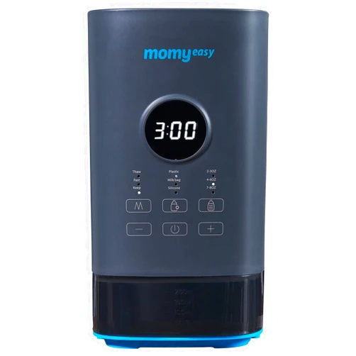 Momyeasy Bottle Warmer, Fast Baby Bottle Warmer with Accurate Display Timer, Milk Warmer for Breastmilk, Temperature Control 24H Keep Warm and Auto Shutoff (Blue)