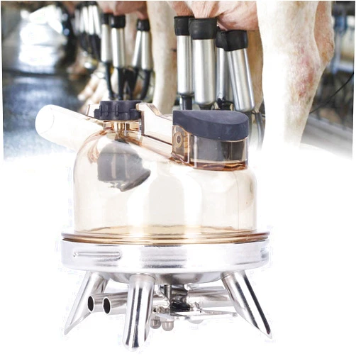 EIMSOAH Milking Claw,400ml Milk Collector Milk Claw Cluster with Stainless Steel Base,Cow Milk Collector Tool Replacement Farm Milking Machine Accessories for Cow Sheep