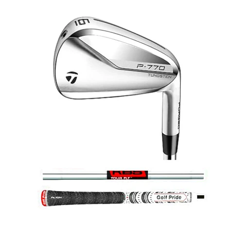 TaylorMade New TaylorMade P770#7 Iron, KBS Tour FLT 130 X-Stiff Flex Shaft