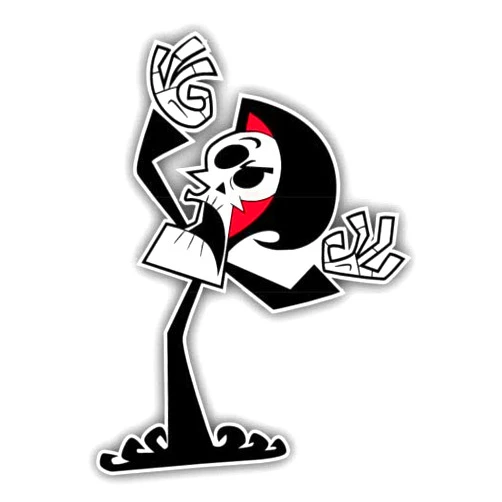 BIGtec Scare Cartoon - Sticker Graphic - Auto, Wall, Laptop, Cell, Truck Sticker for Windows, Cars, Trucks Y