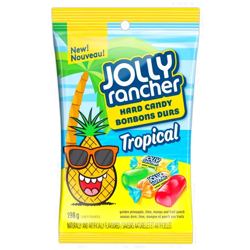JOLLY RANCHER Tropical Hard Candy, 198g/7 oz., {Imported from Canada}
