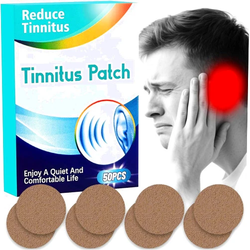 Anitiate Tinnitus Relief for Ringing Ears, Tinnitus Relief Patches, Effective Tinnitus Treatment can Reduce Tinnitus, Relieve Hearing Loss, and Improve Ear discomfort, 50PCS