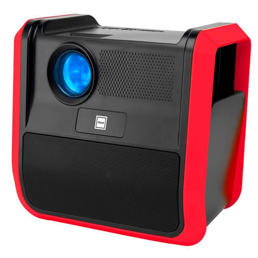 RCA - RPJ060 Portable Projector Home Theater Entertainment System, Long Lasting Battery - 2.5 Hours per Charge - Outdoor, Rechargeable, Speakers - Enjoy without any Cable on the go - Phone/Stick/PC