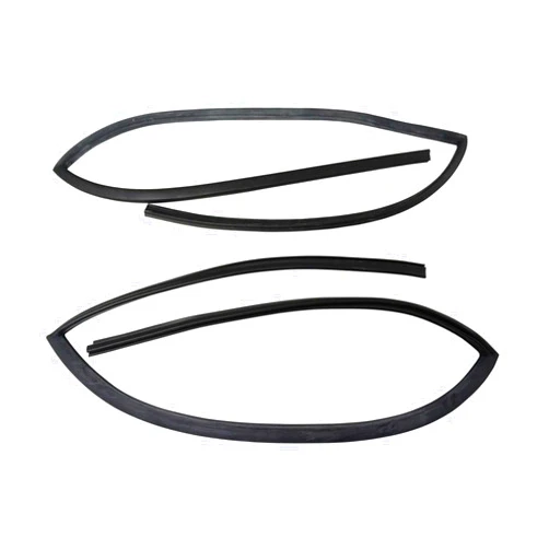 South Mud Bay Upper Door Weatherstrip Seal Kit Set Pair Compatible with Bronco(1966-1977) KF3016 AM-4166252140
