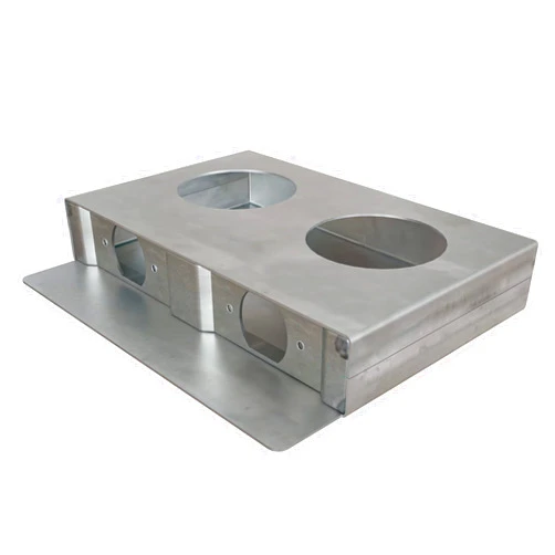 NATIKON Double Hole Gate Lockbox Weldable Steel 6.75