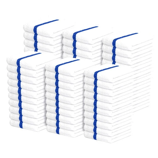 Avalon Towels Terry Bar Mop Towels (Value Pack of 60) Size 16