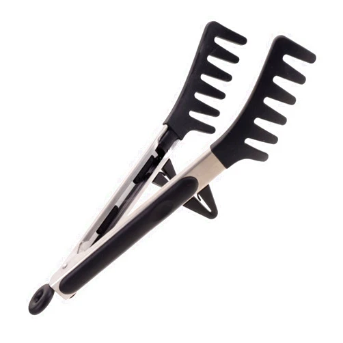 SWOOMEY Pasta Clips Barbecue Tong Stainless Steel Kitchen Tongs Cake Tongs Pasta Server Food Ice Tong Vegetable Tong Spaghetti Sever Fruit Tongs Baking Tong Silicone Human Body Tool