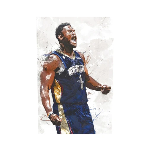 stortnate Zion Williamson Poster Basketball Canvas Poster Bedroom Decor Sports Landscape Office Room Decor Gift Unframe:12x18inch(30x45cm)
