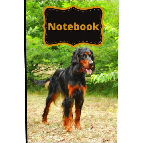 Julia Martin Press Gordon Setter Notebook: This cute notebook is the perfect gift for Gordon Setter lovers and for anyone who adores dogs or animals