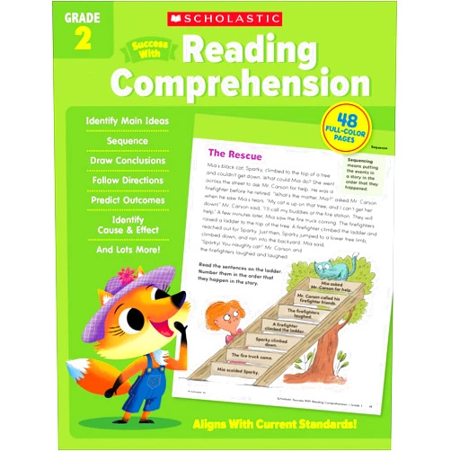 Scholastic Teaching Resources Scholastic Success with Reading Comprehension Grade 2 Workbook (Scholastic, Grade 2)