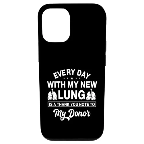 Lung Transplant Design Organ Donor Awareness iPhone 12/12 Pro Grateful Lung Transplant Survivor Living Lung Donation Case