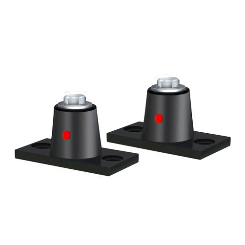 Attisstore Floor Mount Vibration Isolator, 100% Neoprene, Capacity Range: 125 to 250 lb.