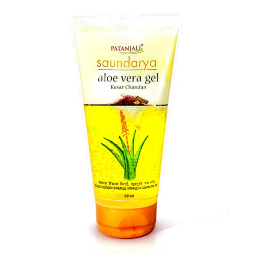 Patanjali Saundarya Alovera Gel Kesar Chandan - 60ml