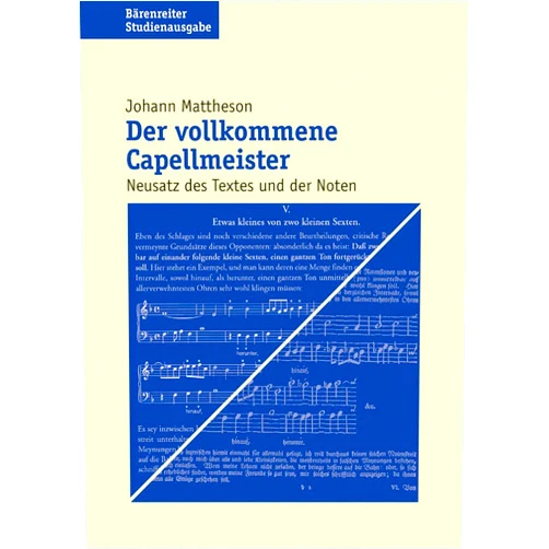Der vollkommene Capellmeister (Bärenreiter Studienausgabe) (German Edition)