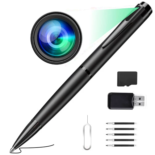 GHYREX Nanny Camera Small Camera 1080P Security Camera with 64G Card Security Cam for Business & Learning