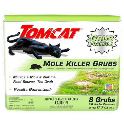 Tomcat Mole Killer Grubs, 8 Pack