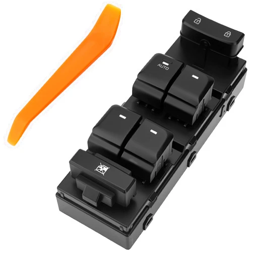 X4XZ 93570-C1000 Front Left Driver Side Power Window Door Lock Switch for 2015-2019 Hyundai Sonata Replaces# 93570C1000 18 PINS