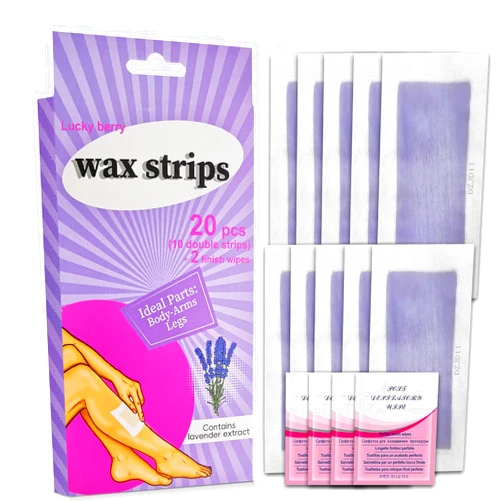 CACRTY Wax Strips for Hair Removal Facial Hair Removal for Women Ready to Use Waxing Kit for Body Arms Legs Chest Back Gentle and Effective Waxing Strips for Smooth Skin Ideal for Quick Hair Removal