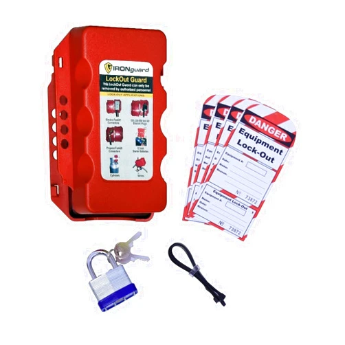 IDEAL 70-1187 Lock Out Guard, Red