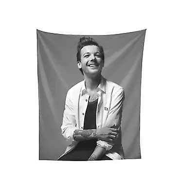 FDBFD Louis-Tomlinson Tapestry Wall Hanging Kill My Mind Art Tapestry Bedding 3D Printed Tapestry Home Decoration 60