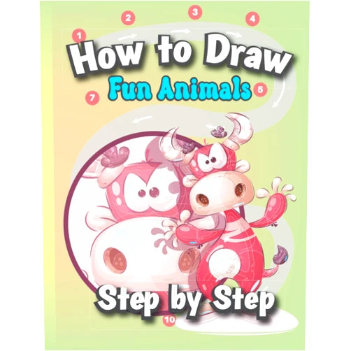 Georgene Wright How to Draw Fun Animals Step-by-Step