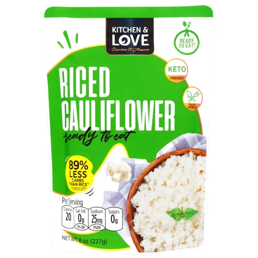 Kitchen & Love Ready to Eat Riced Cauliflower, 8 OZ