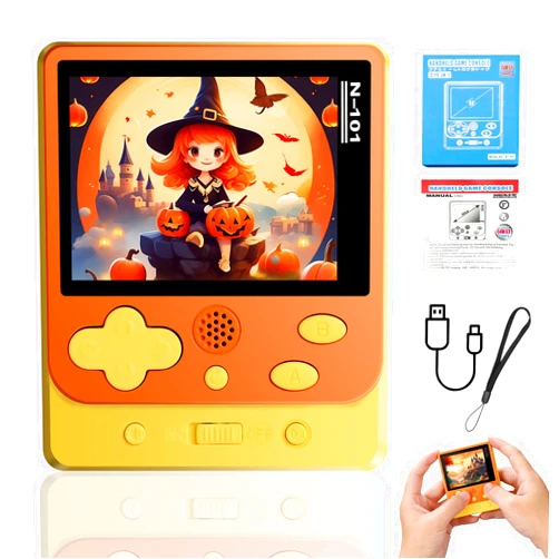 WAOYER Handheld Game Console for Kids, Portable Video Game Console Built-in 319 Retro Games Mini 2.5