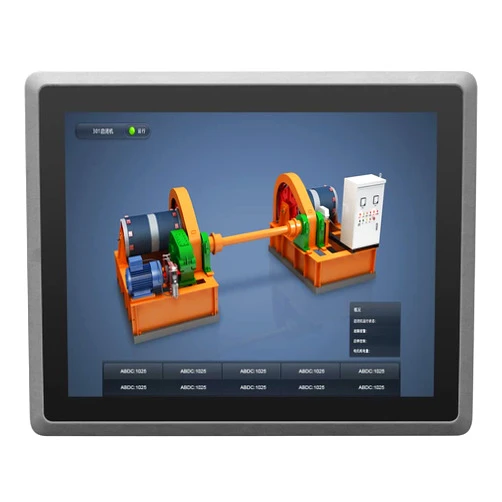 SunKol 15 inch Fanless Industrial Panel PC, All in One Industrial Embedded Panel PC with Capacitive Touch Screen,2xUSB2.0,2xUSB3.0,HDMI,2xRS232,LAN (J6412, 8GB RAM 128GB SSD)